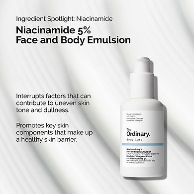 Niacinamide 5% Face and Body Emulsion for Dark Spots & Uneven Tone