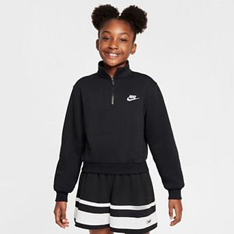 Girls 7-16 Nike Club Fleece Half Zip Pullover Top