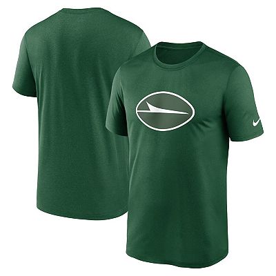 Men s Nike Green New York Jets Legend Logo Performance T Shirt