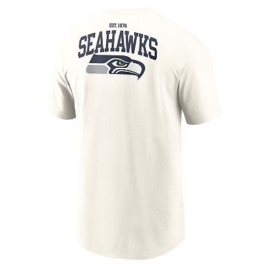 Men's Nike Cream Seattle Seahawks Blitz Essential T-Shirt