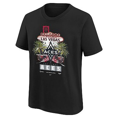 Youth Nike Black Las Vegas Aces Original Content Max90 T-Shirt