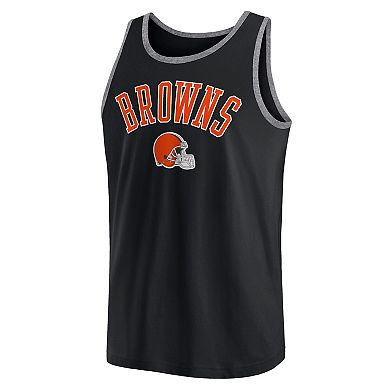 Men's Fanatics Black Cleveland Browns Bet Tank Top