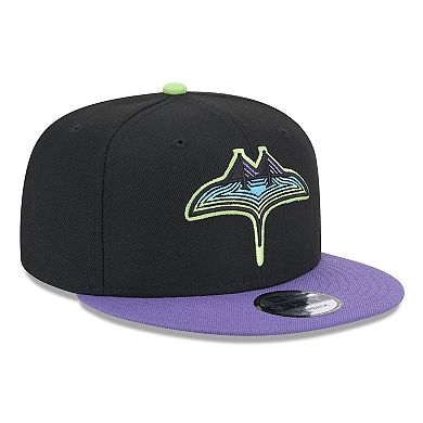 Men's New Era Black Tampa Bay Rays 2024 City Connect 9FIFTY Snapback Hat