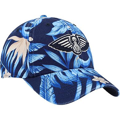 Men's '47 Navy New Orleans Pelicans Tropicalia Floral Clean Up Adjustable Hat