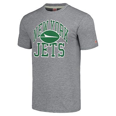 Unisex Homage Gray New York Jets Arch T-Shirt