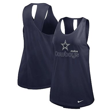 Women's Nike Navy Dallas Cowboys Plus Size Performance Tank Top