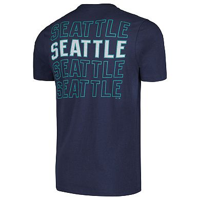 Men's '47 Navy Seattle Mariners Hang Back Franklin T-Shirt