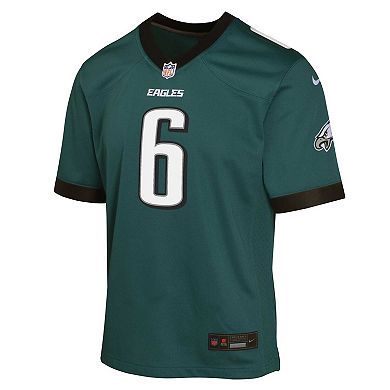 Youth Nike DeVonta Smith Midnight Green Philadelphia Eagles Game Jersey
