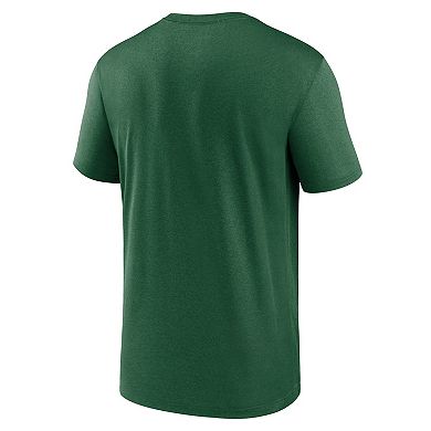 Men's Nike Green New York Jets Primetime Legend Wordmark Performance T-Shirt