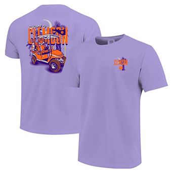 Youth Purple Clemson Tigers Hyperlocal Comfort Colors T-Shirt