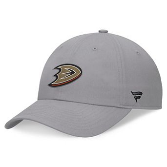 Men's Fanatics Gray Anaheim Ducks Extra Time Adjustable Hat