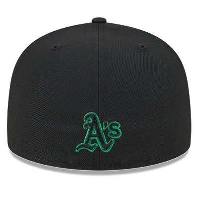 Men's New Era Black Oakland Athletics 59FIFTY Day Team Pop