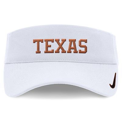 Unisex Nike White Texas Longhorns 2024 Sideline Fit Ace Visor