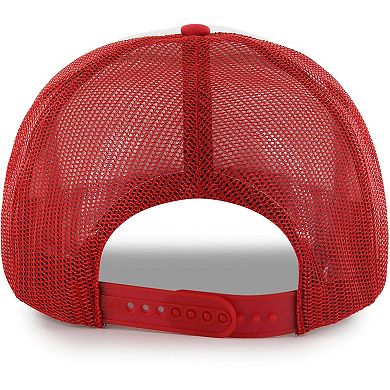 Men's '47 Red Boston Red Sox Retro Region Foam Trucker Adjustable Hat