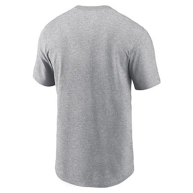 Men's Nike Heather Gray Clemson Tigers Primetime Alternate Logo T-Shirt