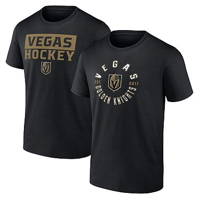 Men's Fanatics Vegas Golden Knights Serve T-Shirt Combo Pack