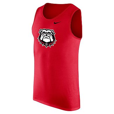 Men's Nike Red Georgia Bulldogs Tank Top