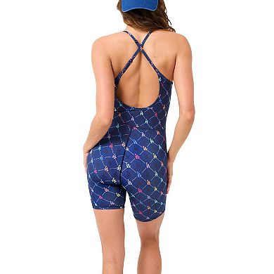 Women's Terez Navy Los Angeles Dodgers TLC Short Bodysuit