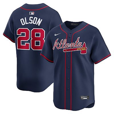 Atlanta braves navy jersey hotsell