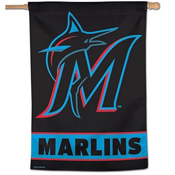 "WinCraft Miami Marlins 28"" x 40"" Primary Logo Single-Sided Vertical Banner"
