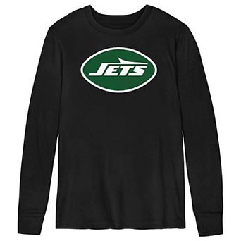 Toddler Black New York Jets Primary Logo Long Sleeve T-Shirt