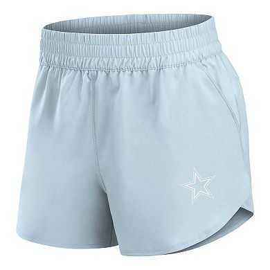 Women's Fanatics Gray Dallas Cowboys Front Office Woven Shorts