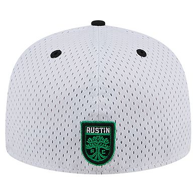 Men's New Era Gray Austin FC Throwback Mesh 59FIFTY Fitted Hat