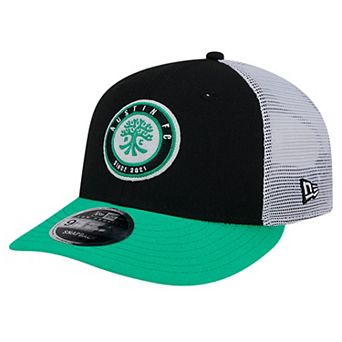 Men's New Era Black Austin FC Throwback Trucker Low Profile 9FIFTY Snapback Hat
