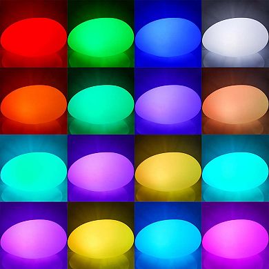 Color Changing Outdoor Solar Cobblestone Lawn Light