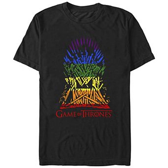 Men's Game Of Thrones Rainbow Throne Graphic Tee