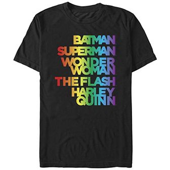 Men's Justice League Heros Graphic Tee