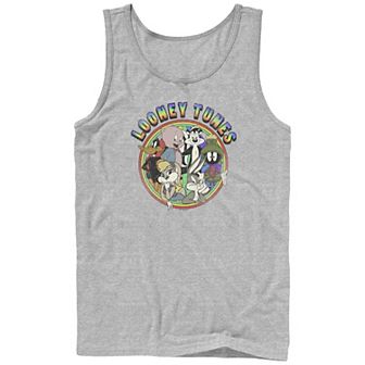 Men's Looney Tunes Vintage Rainbow Graphic Tank