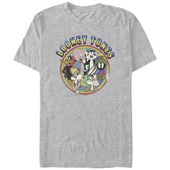 Men's Looney Tunes Vintage Rainbow Graphic Tee