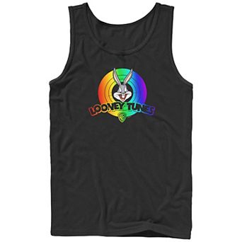 Men's Looney Tunes Rainbow Logo Graphic Tank
