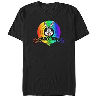 Men's Looney Tunes Rainbow Logo Graphic Tee