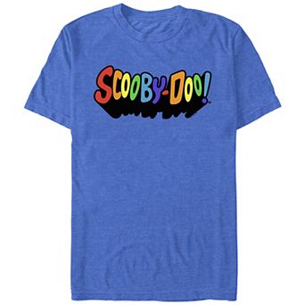 Men's Scooby-Doo Rainbow Logo Pride Graphic Tee