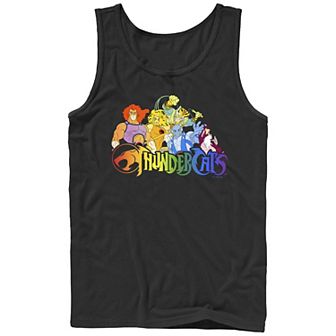 Men's Thundercats Rainbow Logo Pride Graphic Tank Top