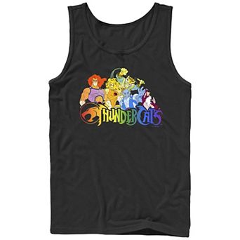 Men's Thundercats Rainbow Logo Pride Graphic Tank Top