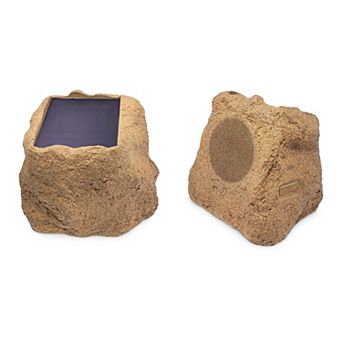 Victrola Solar Charging Bluetooth Outdoor Rock Speakers