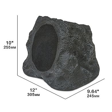 Victrola Outdoor Wireless Bluetooth Solar Rock Speaker