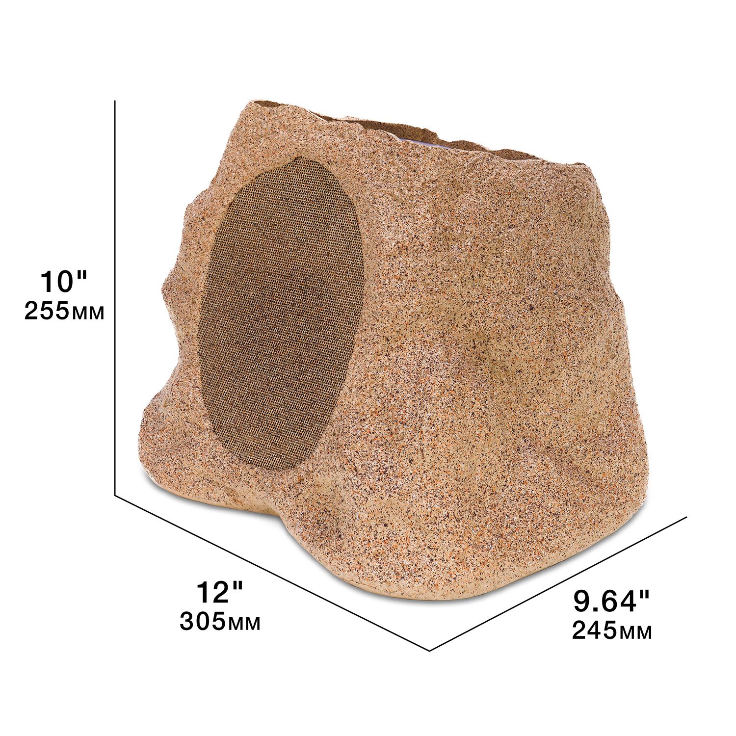 Victrola Outdoor Wireless Bluetooth Solar Rock Speaker