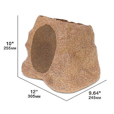 Victrola Outdoor Wireless Bluetooth Solar Rock Speaker