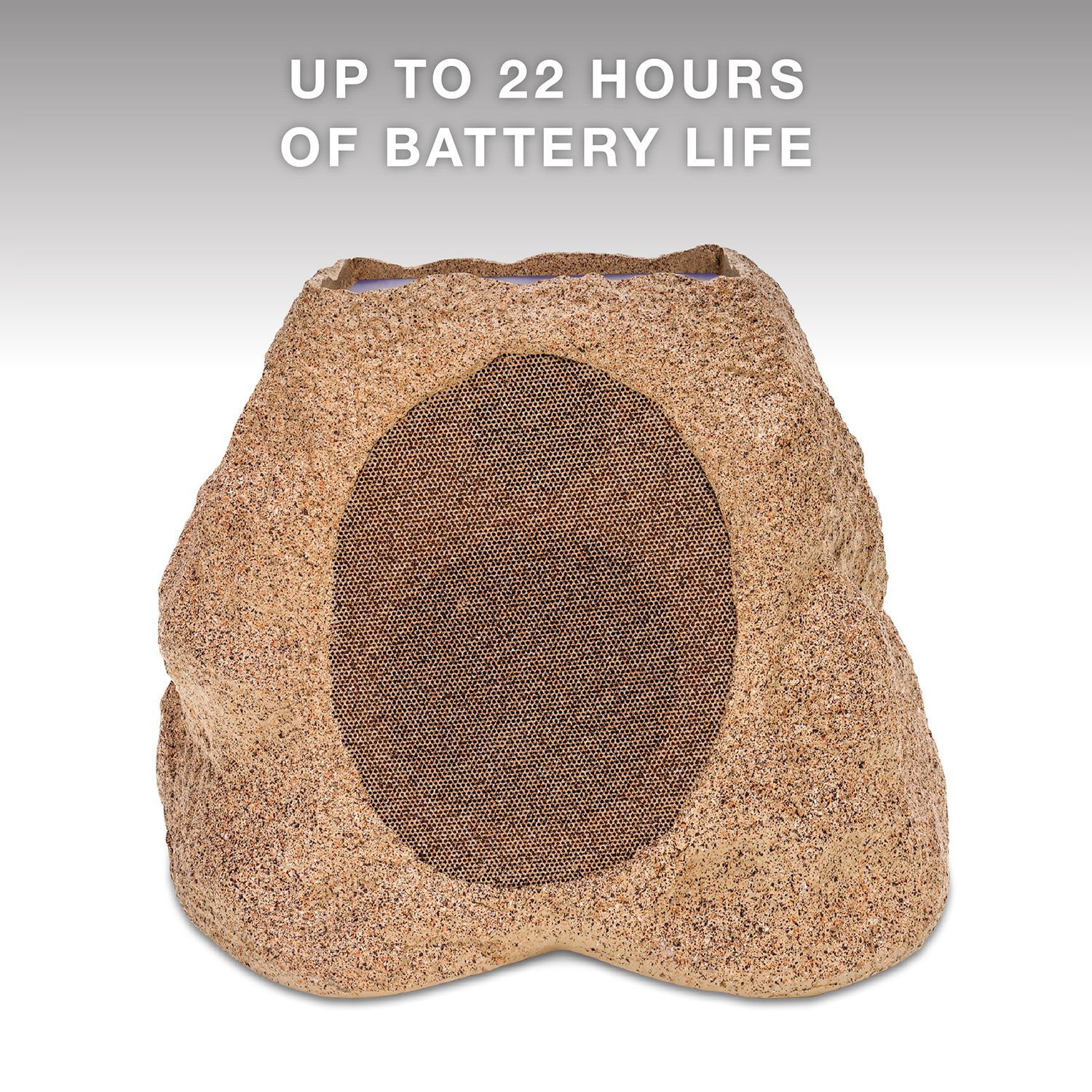 Victrola Outdoor Wireless Bluetooth Solar Rock Speaker