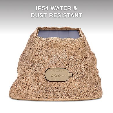 Victrola Outdoor Wireless Bluetooth Solar Rock Speaker