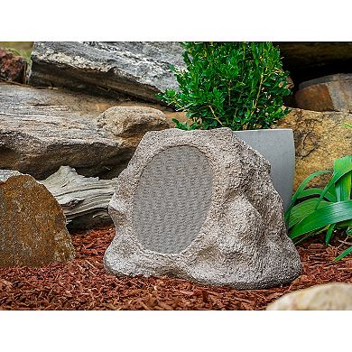 Victrola Outdoor Wireless Bluetooth Solar Rock Speaker