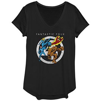 Women's Marvel Fantastic Four Classic Poster Graphic Tee