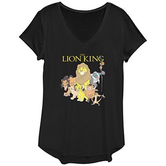 Disney's The Lion King Women's Group Poster Graphic Tee