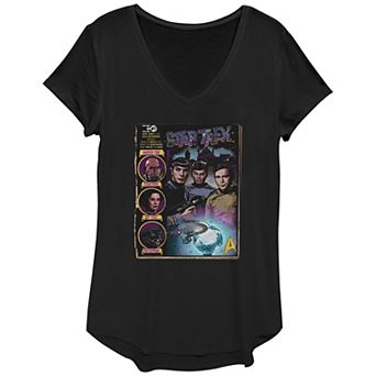 Women's Star Trek Comic Book Poster Graphic Tee