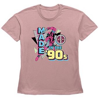 Women's Marvel Deadpool Made In The 90s Poster Graphic Tee
