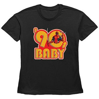 Women's Marvel Deadpool 90s Baby Graphic Tee